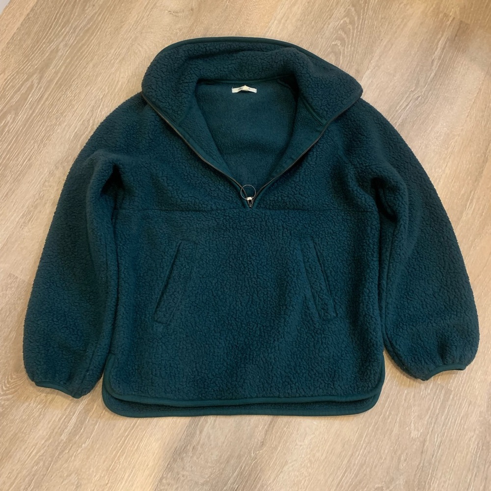 Madewell Polartec Fleece Half Zip Jacket